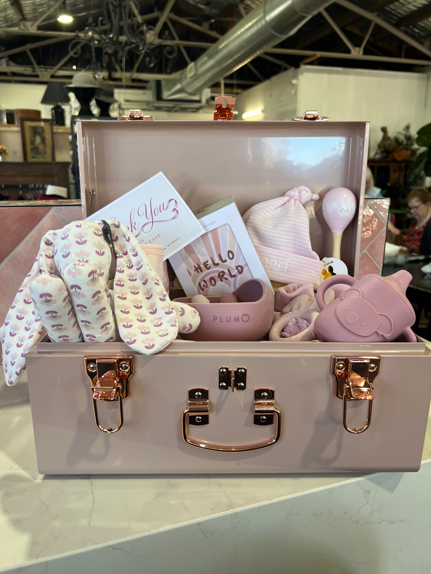Pink Keepsake Trunk