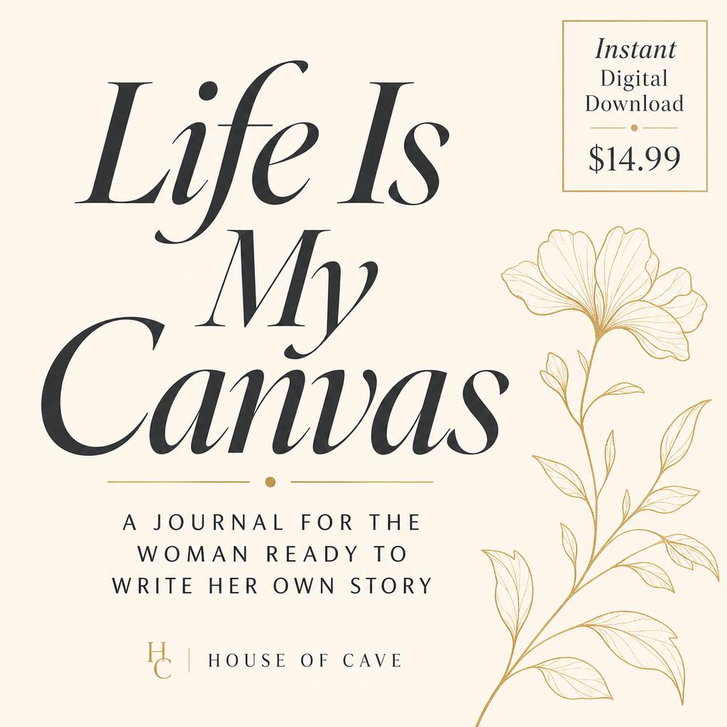 Life Is My Canvas journal cover
